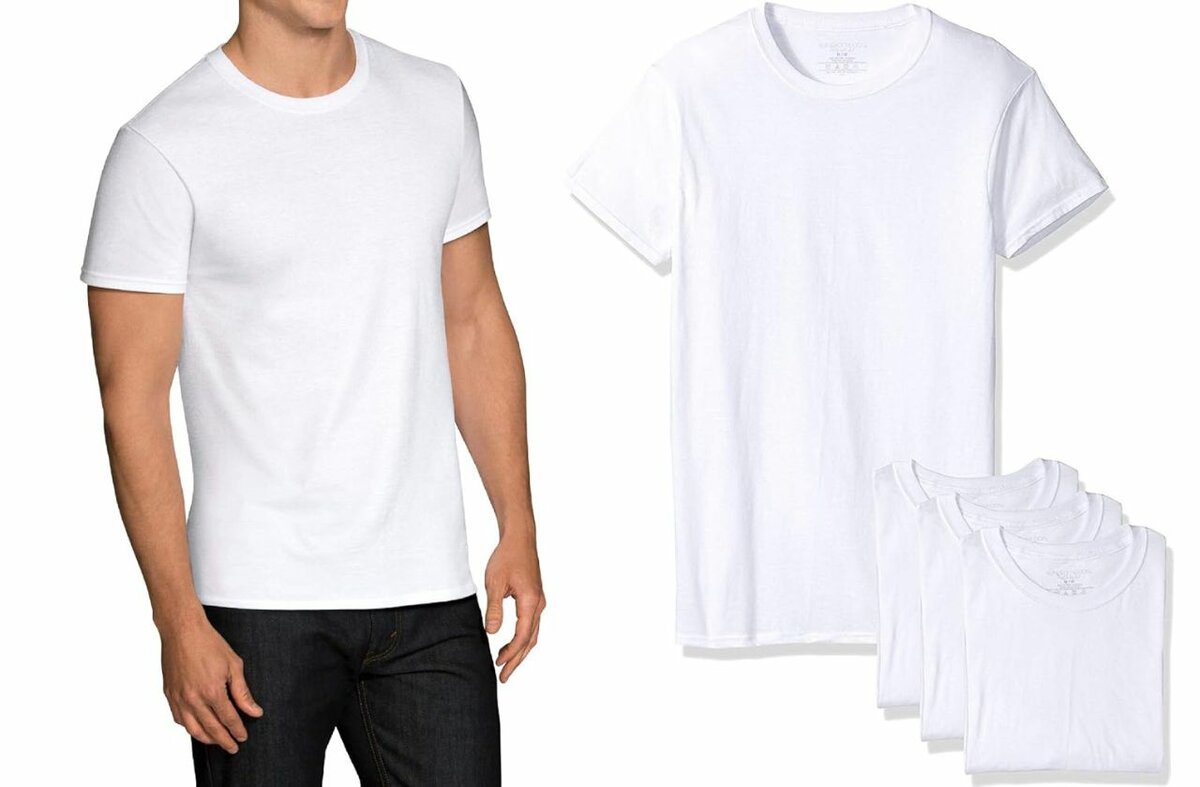 Lot de T-shirts Blancs Homme