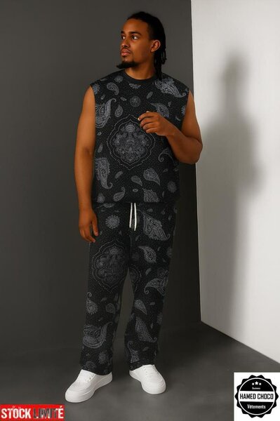 Ensemble sans manches pour hommes