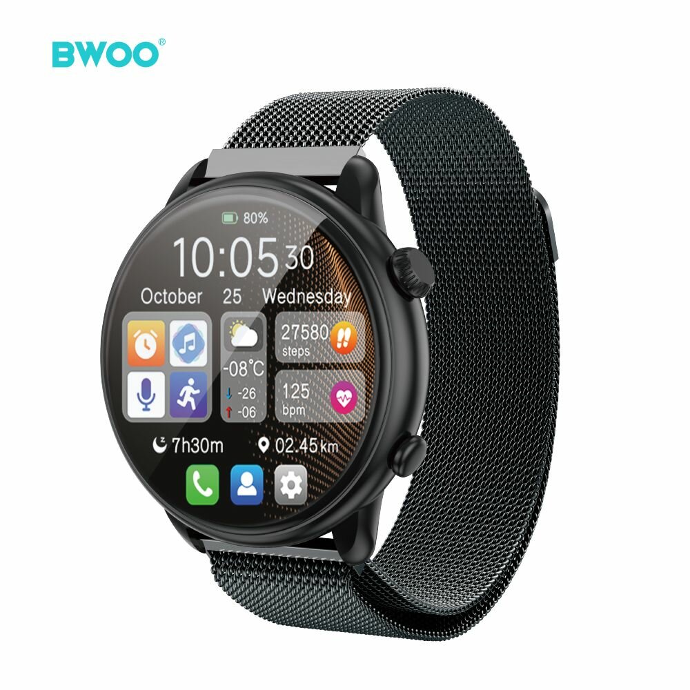 Montre connectée WA10 NoirBWOO