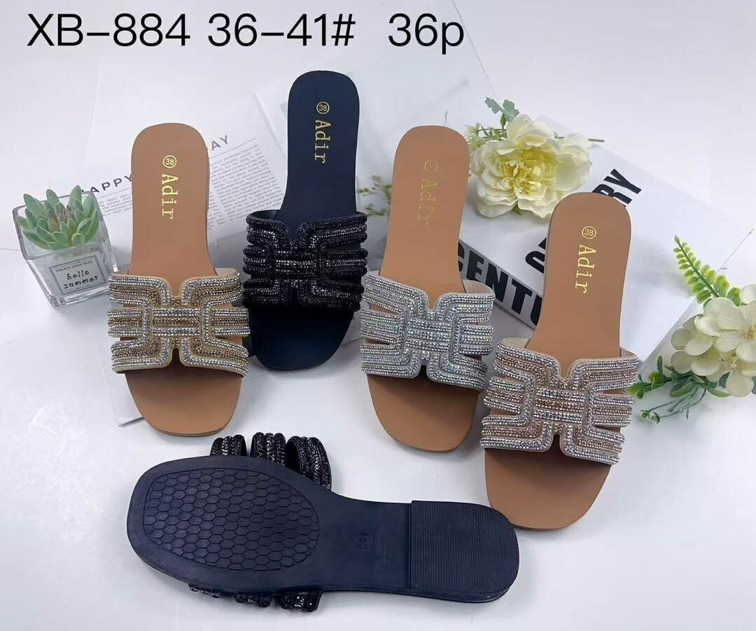 Sandales brillantes pour femmes