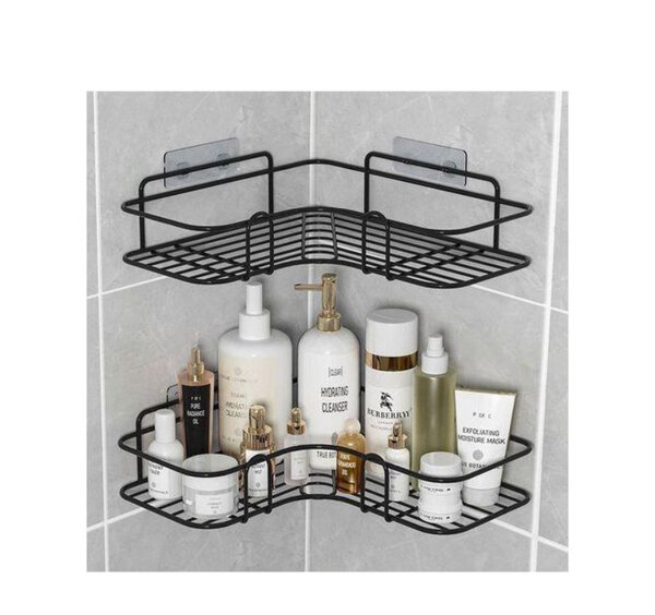 Étagère d'angle salle de bain