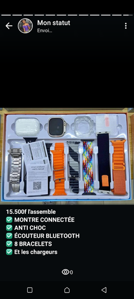 Pack montre connectée anti-choc