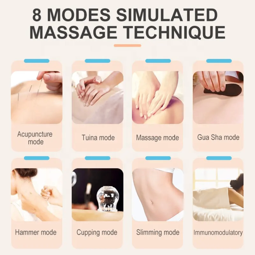 Appareil de Massage Électrique 8 Modes