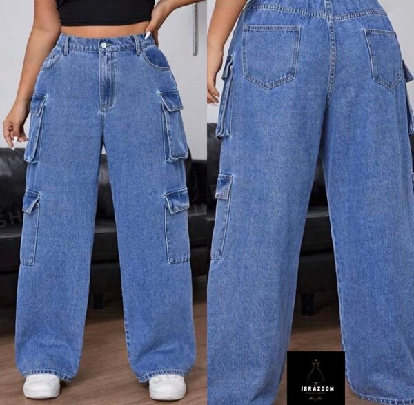 Jean cargo femme tendance