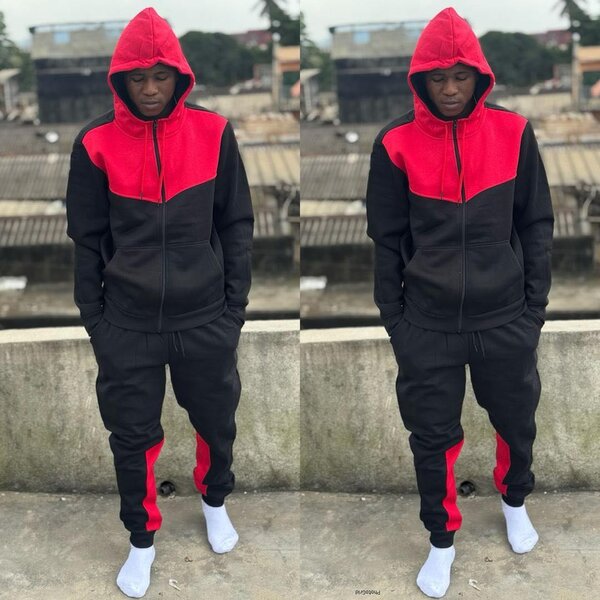 Survêtement à Capuche Bicolore