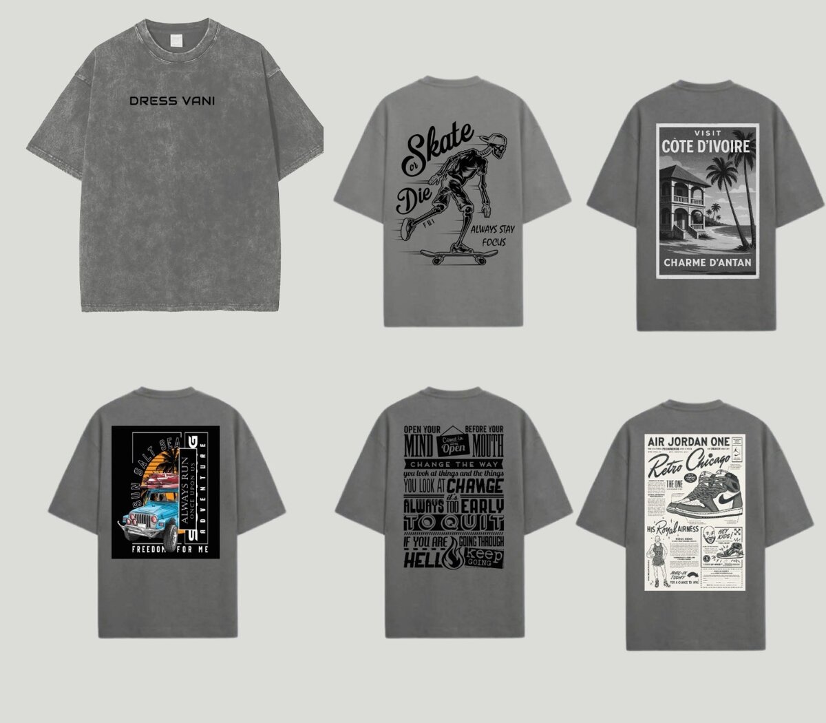 T-shirt graphique unisexe