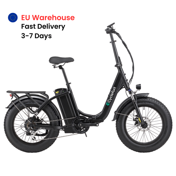Vélo électrique pliant Cyclecart noir