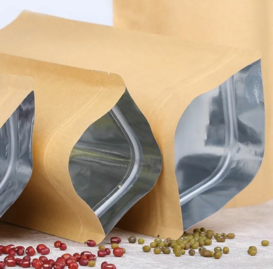 Sachets Kraft avec Fermeture Zip