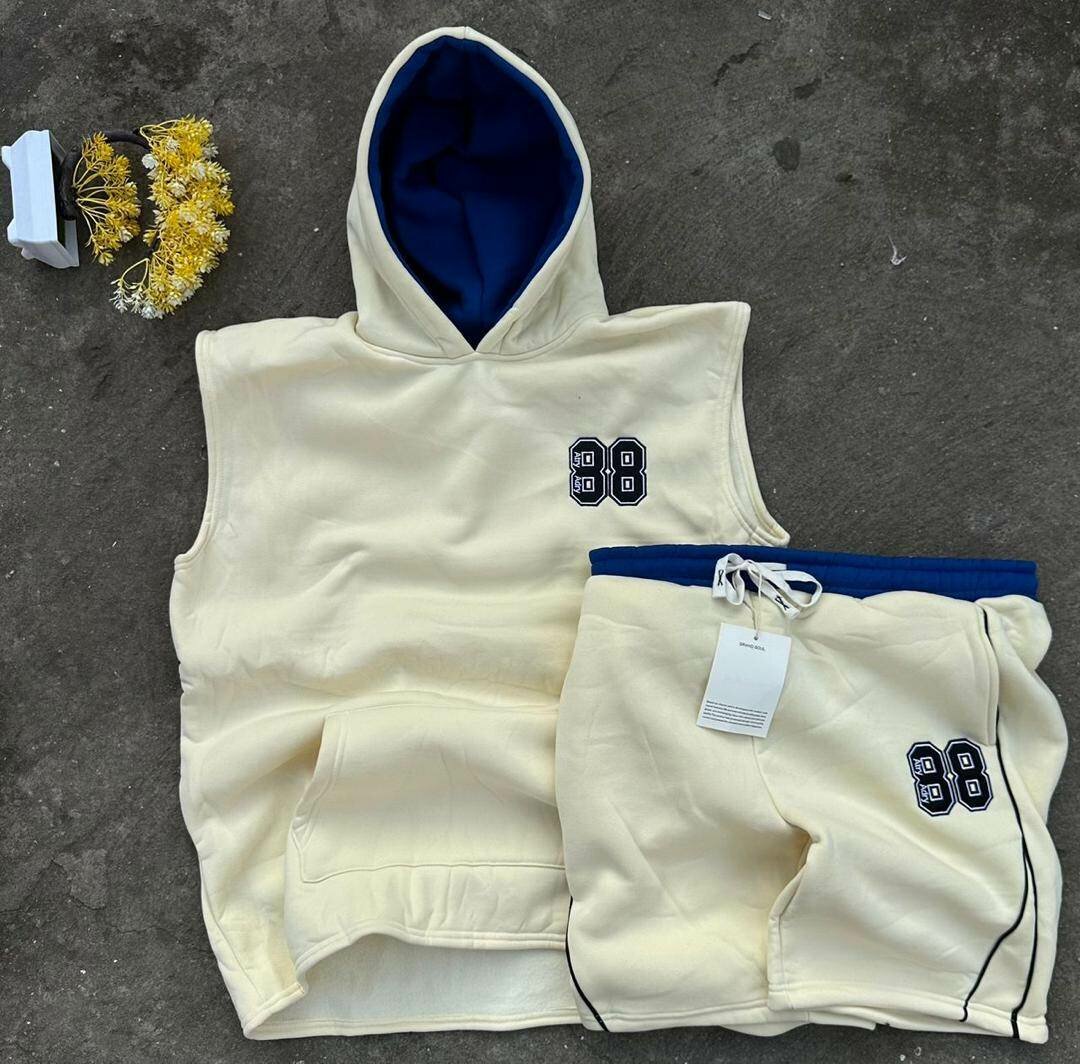 Ensemble Débardeur et Short à Capuche Homme