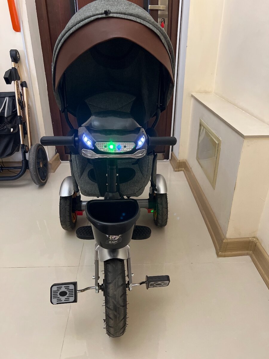 Трёхколёсный велосипед Cool Guy CCGY серый