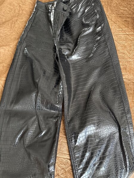 Кожан брюки