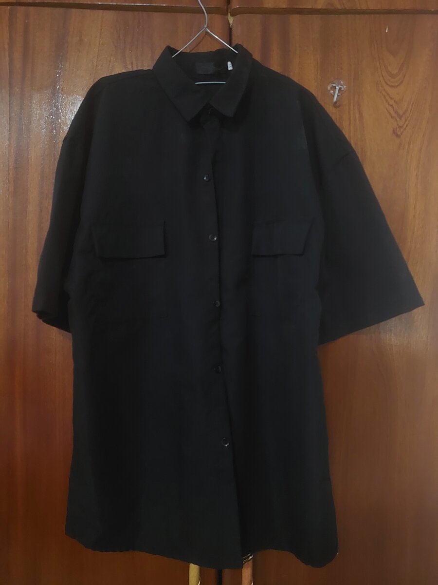 Chemise noir oversize