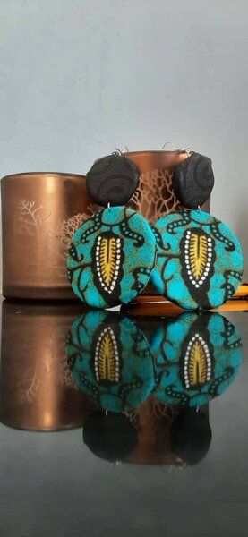 Ankara Earings