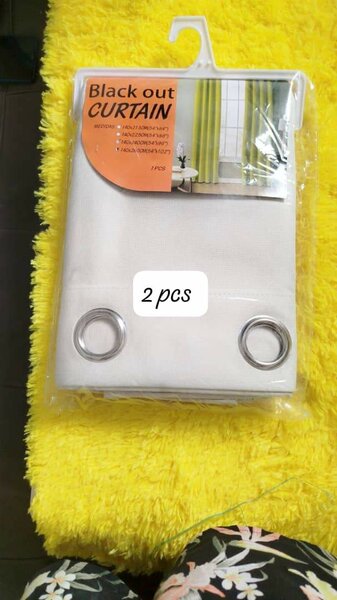 Rideau Occultant Blanc 2 Pièces