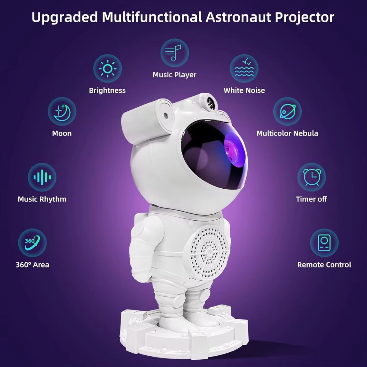 Projecteur astronaute LED