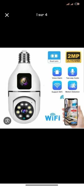 Caméra de Surveillance WiFi HD