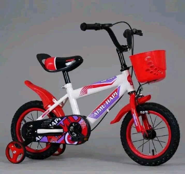 Vélo Enfant Coloré avec Panier