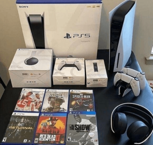 Pack PS5 avec Jeux et Accessoires