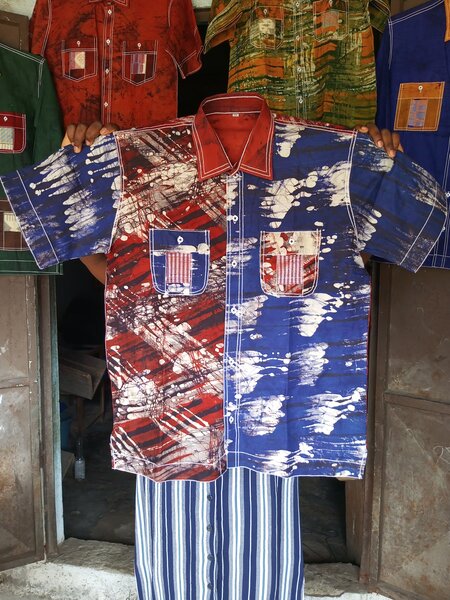 Chemise en Batik Colorée