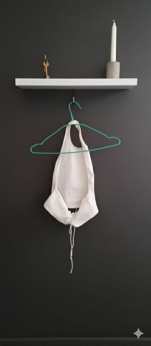 Haut dos-nu élégant blanc