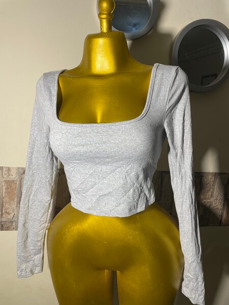 Top court à manches longues