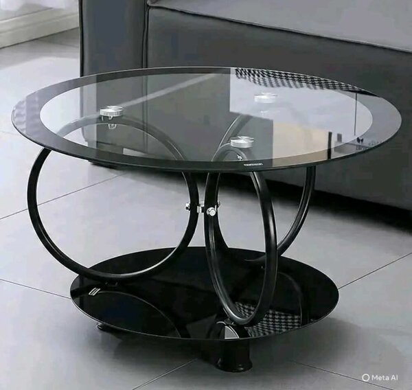 Table basse moderne en verre