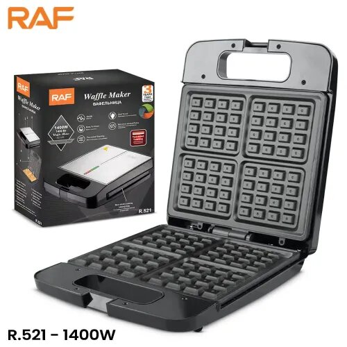 Gaufrier électrique RAF R521 4 tranches 1400W