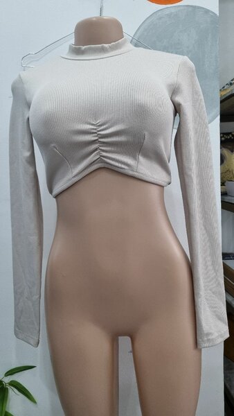 Top court à manches longues