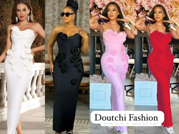 Robe Longue Élégante Floral