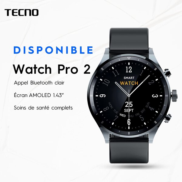 Montre Connectée Tecno Pro 2
