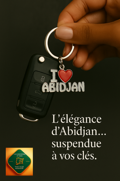 Porte-clés I ❤️ Abidjan