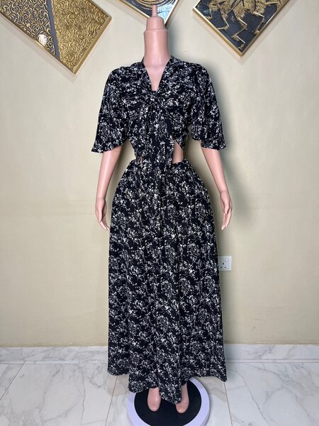 Flared skirt and top set