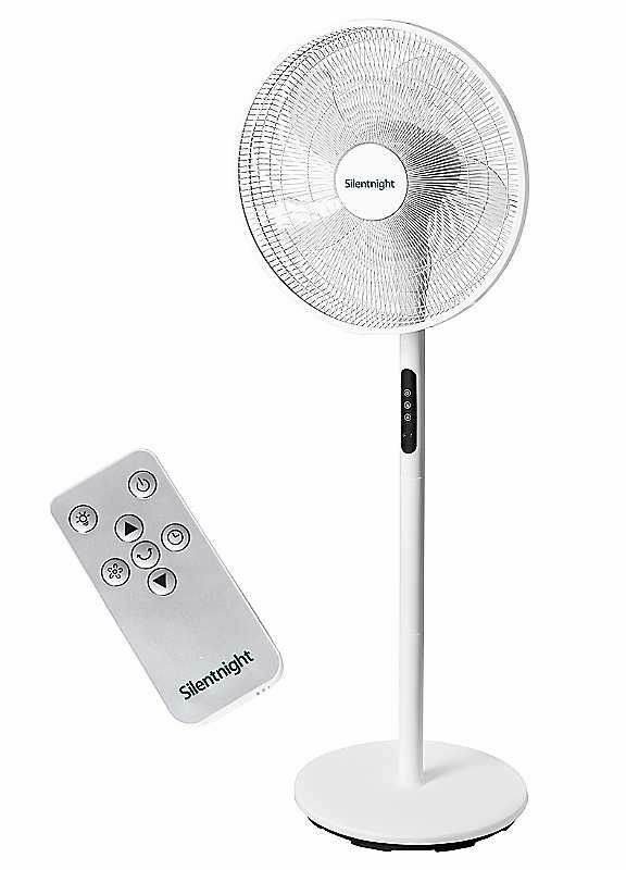 Ventilateur sur pied oscillant avec télécommande