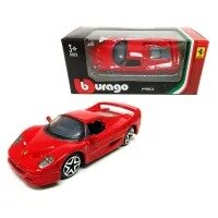 Bburago 1/64 Race+Play Ferrari F50 Red Ferrari Official Licensed Product