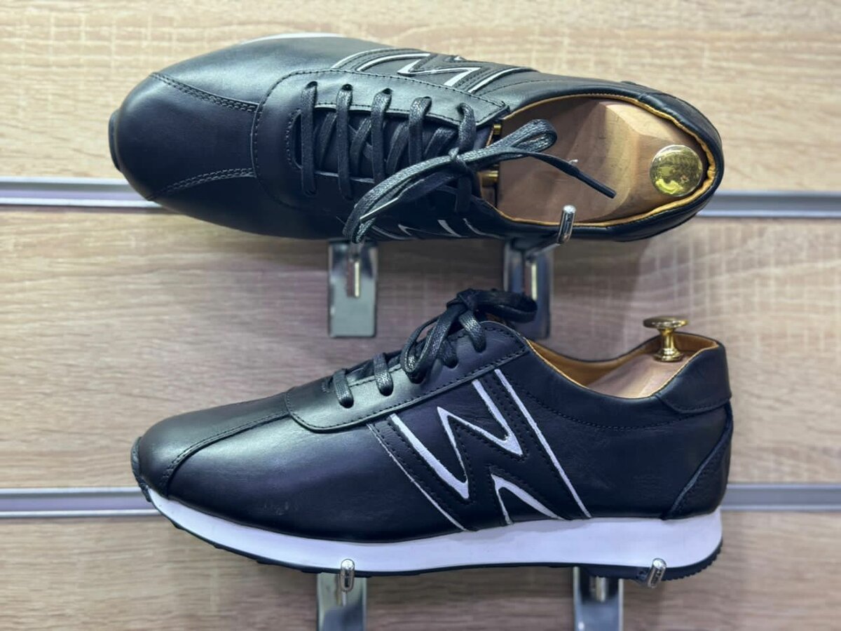 Baskets en cuir élégantes