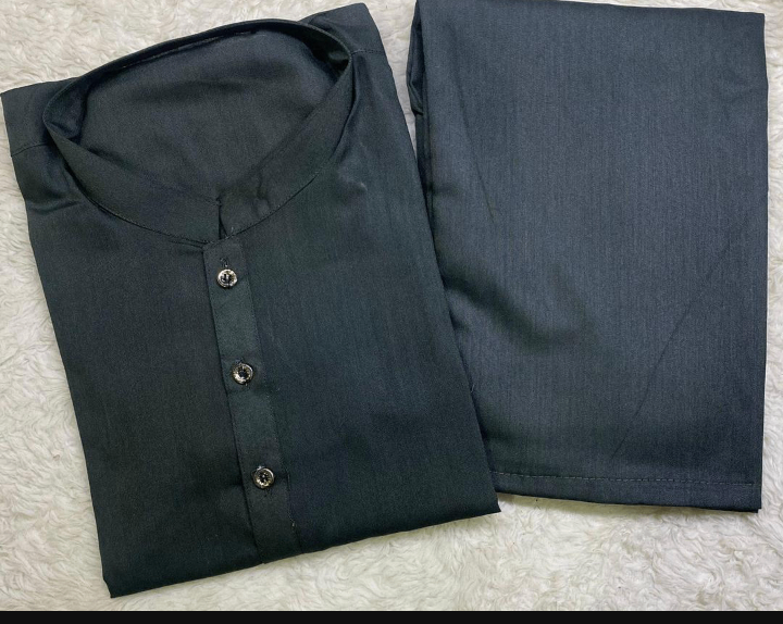 1 PCs men stitched Wash and wear plain suit