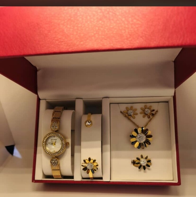 Parure Montre et Bijoux Élégante