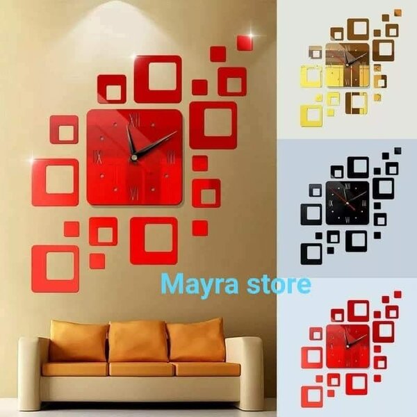 Horloge Murale Moderne 3D