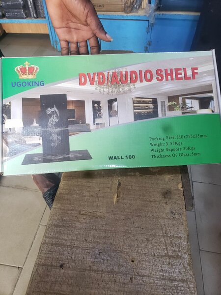 UGOKING DVD Audio Wall Shelf