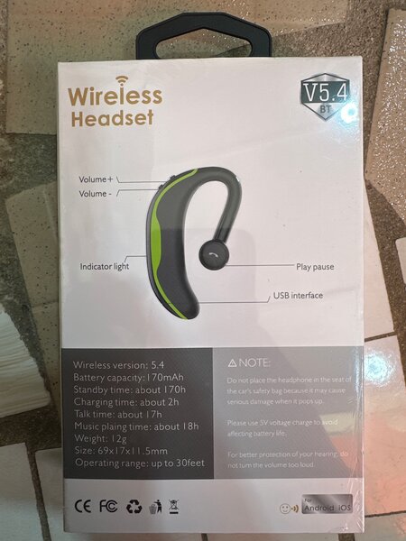 Écouteur Sans Fil Bluetooth 5.4