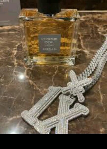 Collier Croix en Diamant pour Homme