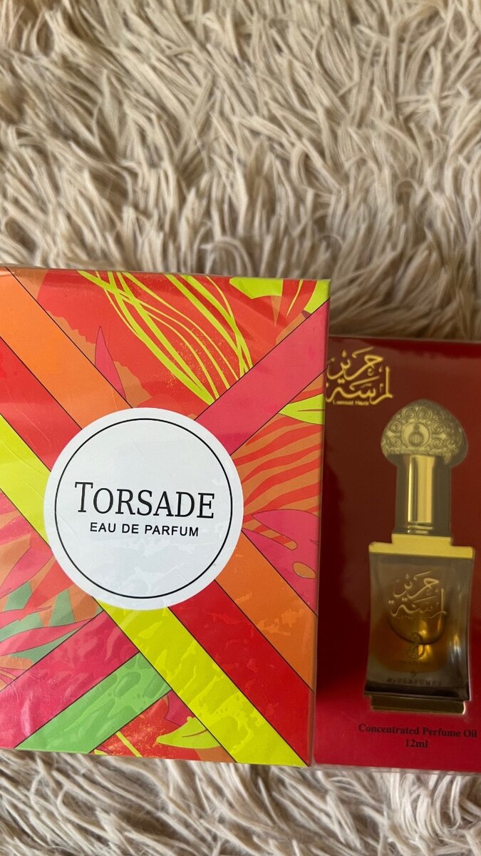 Eau de parfum torsade & Huile de parfum arabe