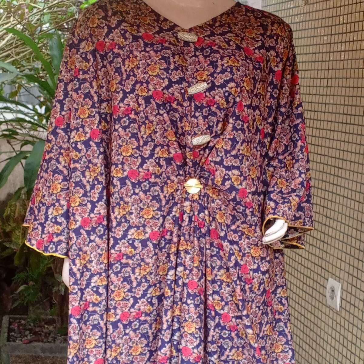 Robe longue vintage fleurie