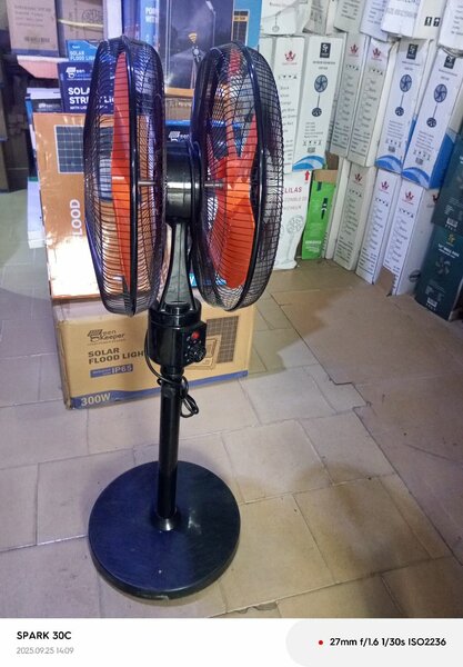 Ventilateur dieux tête 18