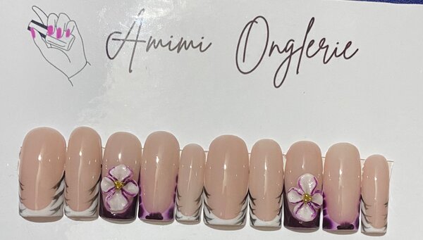 Ongles Artificiels Floraux