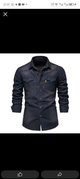 Chemise en jean pour homme