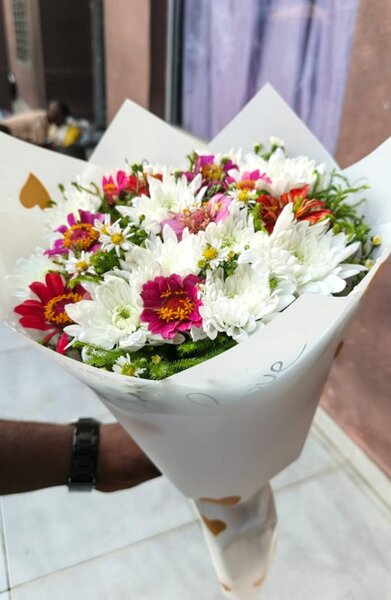 Bouquet de Fleurs Colorées