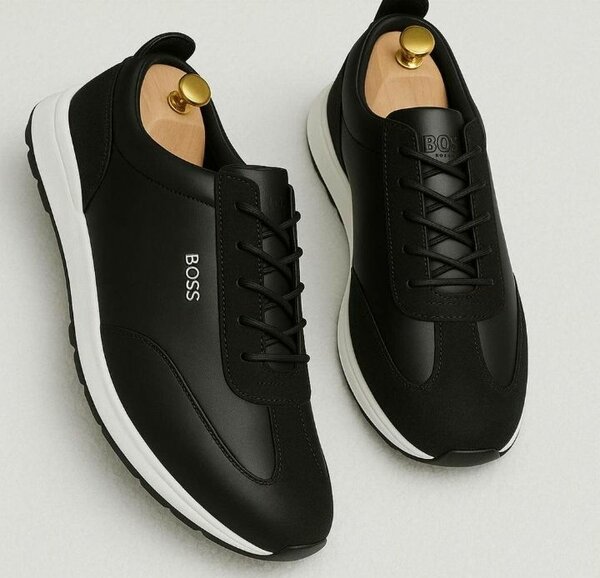 Baskets élégantes Boss noires