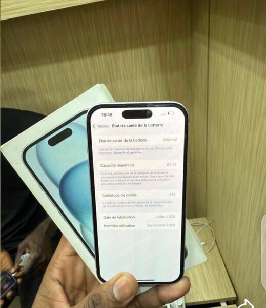 Smartphone dernier modèle