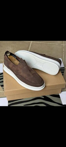Slip-ons en daim pour hommes
